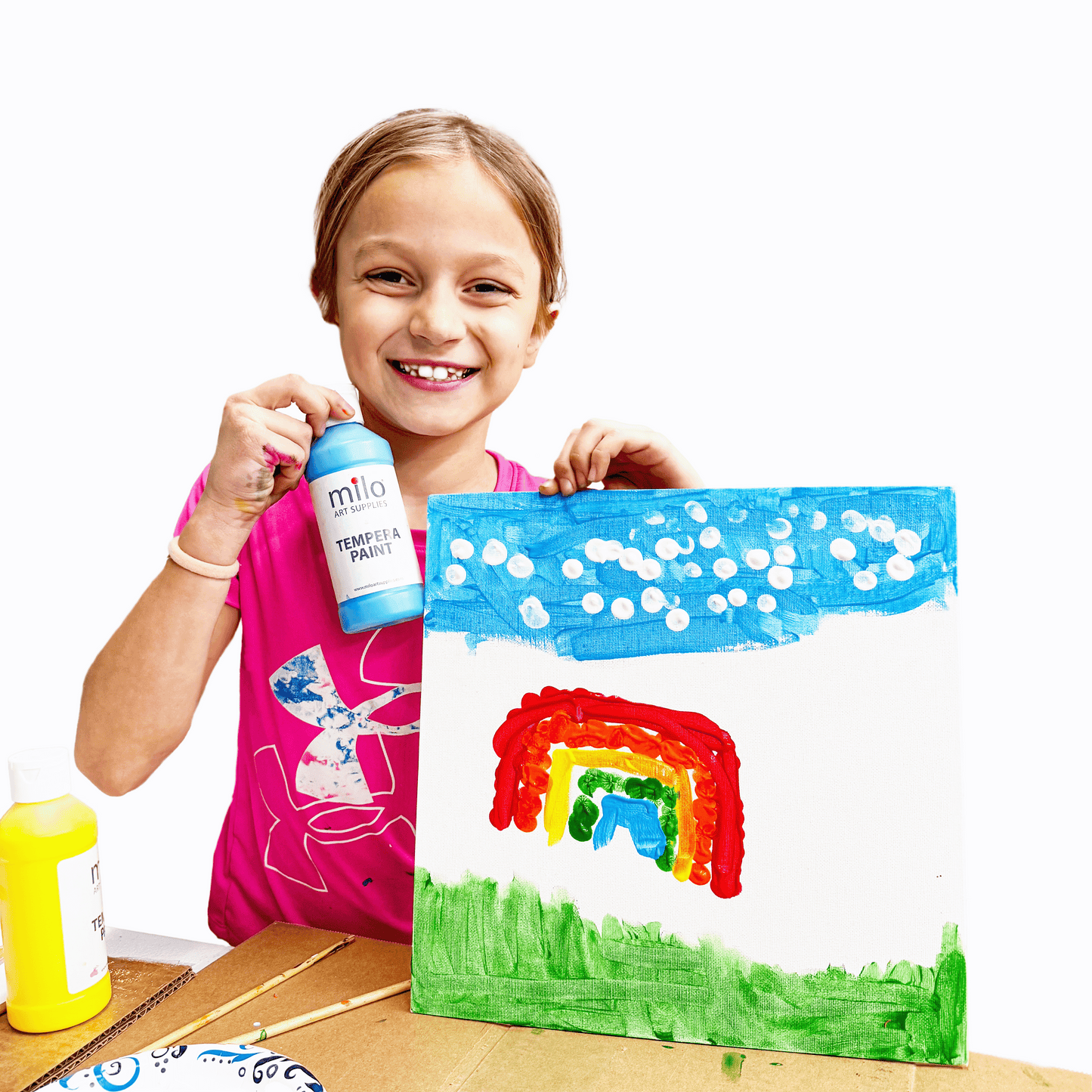 Milo Tempera Paint 8 oz Bottles Set of 12