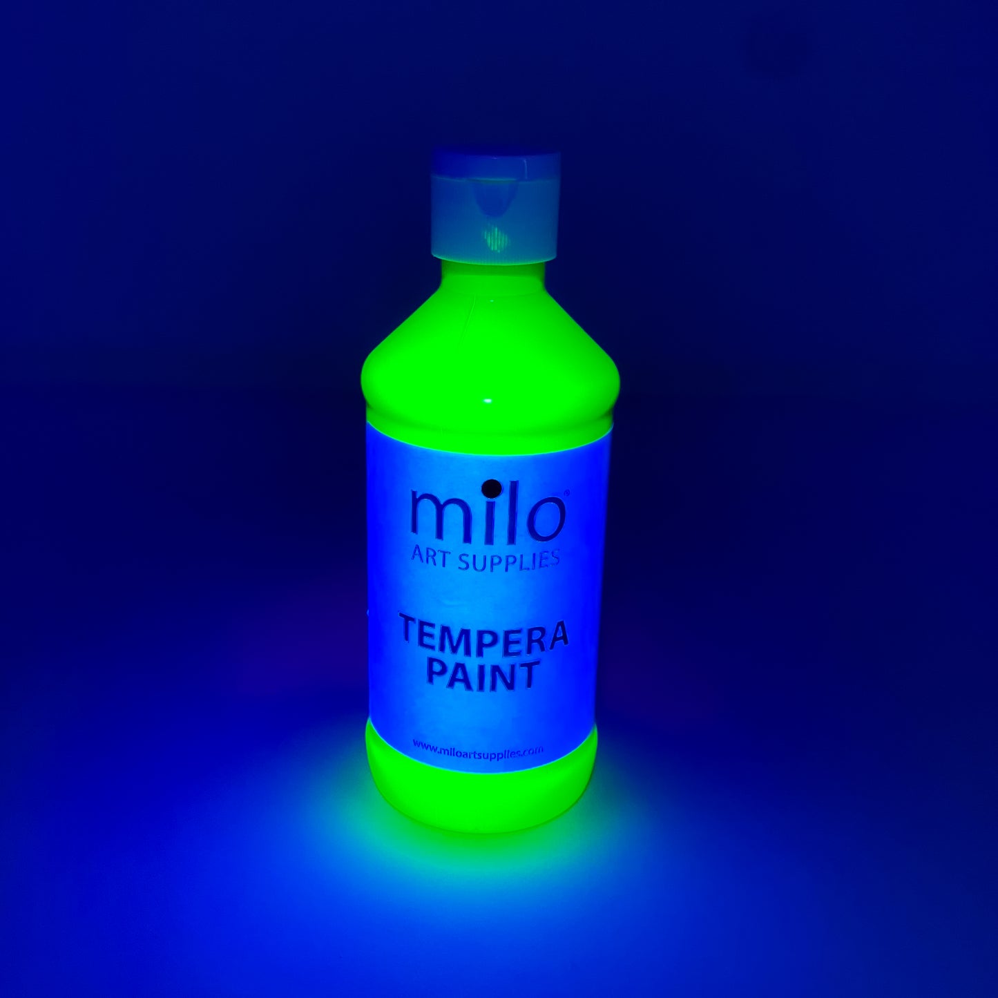 Milo Fluorescent Tempera Paint 8 oz Bottles Set of 8