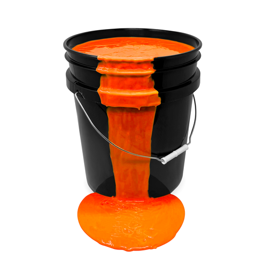 Milo Neon UV Party Paint | 5 Gallon | Neon Orange