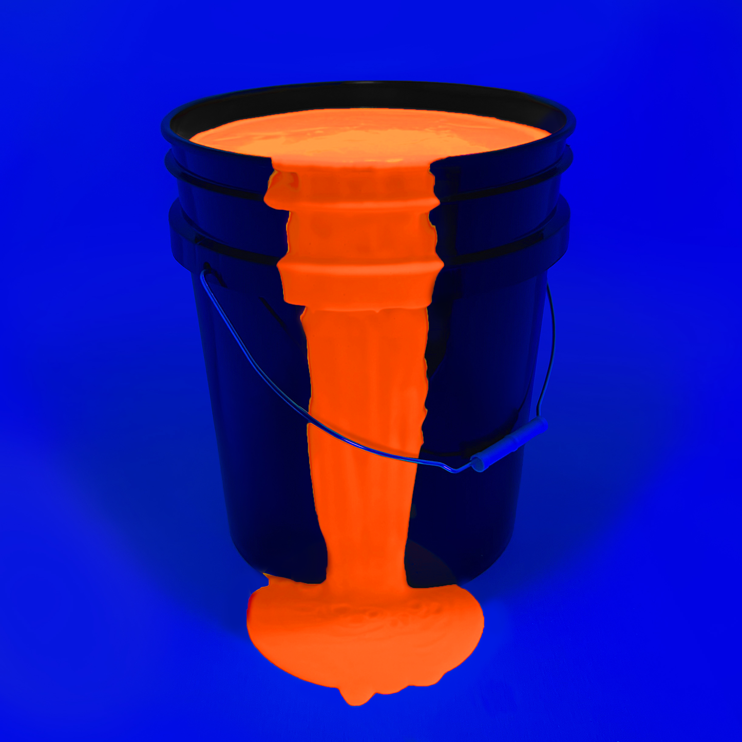 Milo Neon UV Party Paint | 5 Gallon | Neon Orange