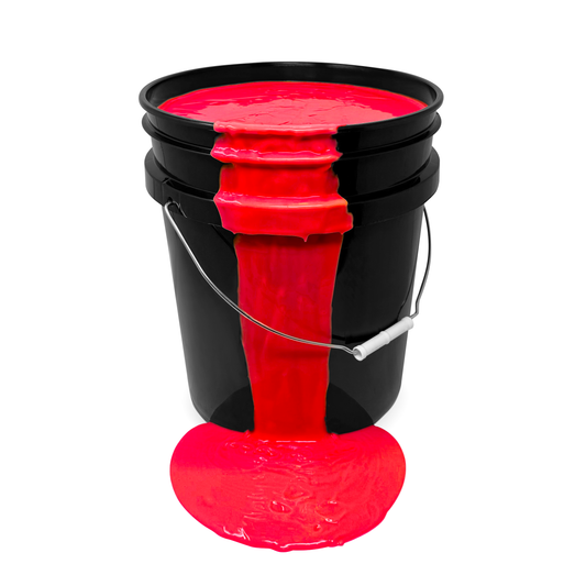 Milo Neon UV Party Paint | 5 Gallon | Neon Red