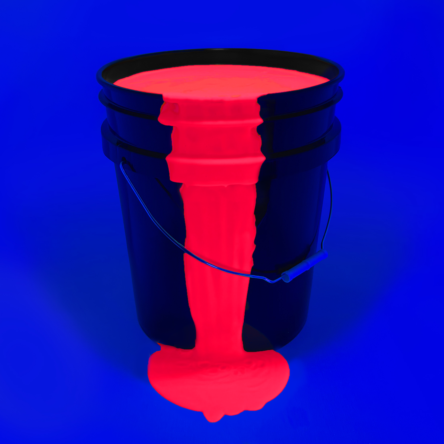 Milo Neon UV Party Paint | 5 Gallon | Neon Red