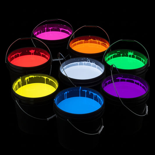 Milo Neon UV Party Paint | 5 Gallon | Neon Yellow
