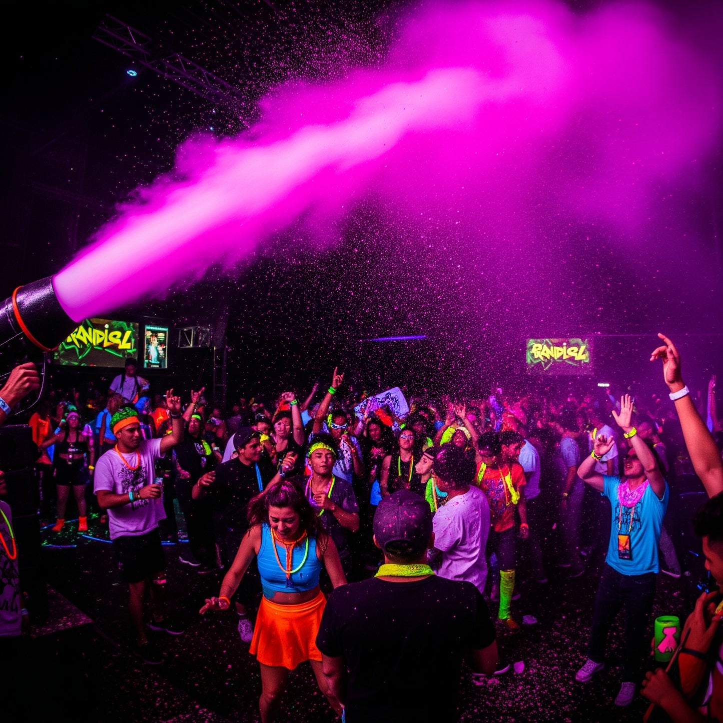 Milo Neon UV Party Paint | 5 Gallon | Neon Pink