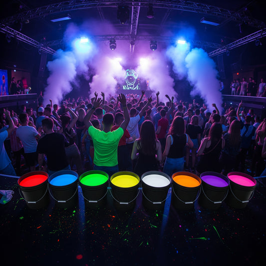 Milo Neon UV Party Paint | 5 Gallon | Neon Pink