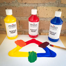 Load image into Gallery viewer, Milo Acrylic Paint 8 oz Bottles Set of 8