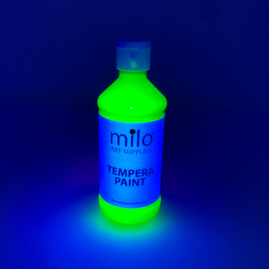 Milo Fluorescent Tempera Paint Set of 8