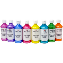 Load image into Gallery viewer, milo Pearlescent Tempera Paint of 8