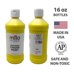Milo Finger Paint 16 oz Bottles Set of 8