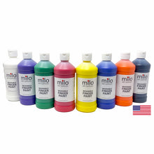 Load image into Gallery viewer, Milo Finger Paint 16 oz Bottles Set of 8