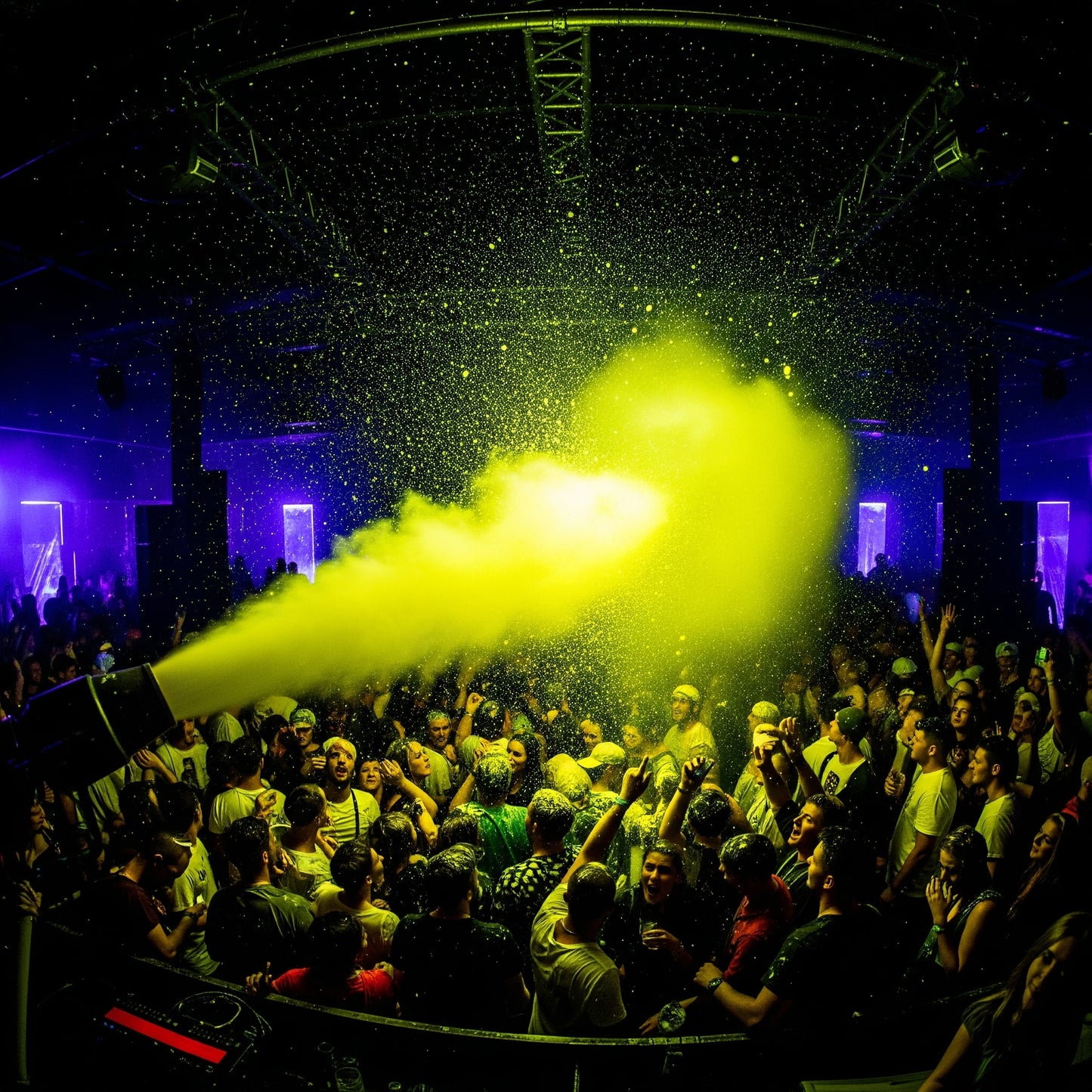Milo Neon UV Party Paint | 5 Gallon | Neon Yellow