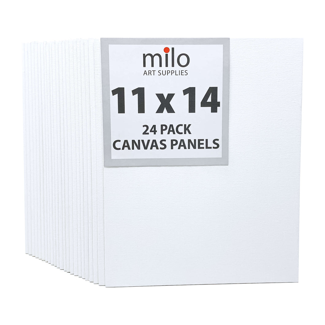 11 x 14 Canvas Panels  Pack of 24 – Milo Art Supplies