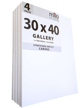 Load image into Gallery viewer, 30 x 40&quot; Stretched Canvas | Pack of 4 | 1.5&quot; inch Profile