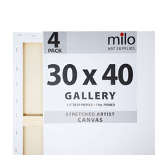 Load image into Gallery viewer, 30 x 40&quot; Stretched Canvas | Pack of 4 | 1.5&quot; inch Profile