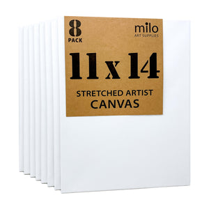 11 x 14" Stretched Canvas | Pack of 8