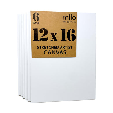 Milo PRO 24 X 30 Pre Stretched Pack of 4 Professional Artist