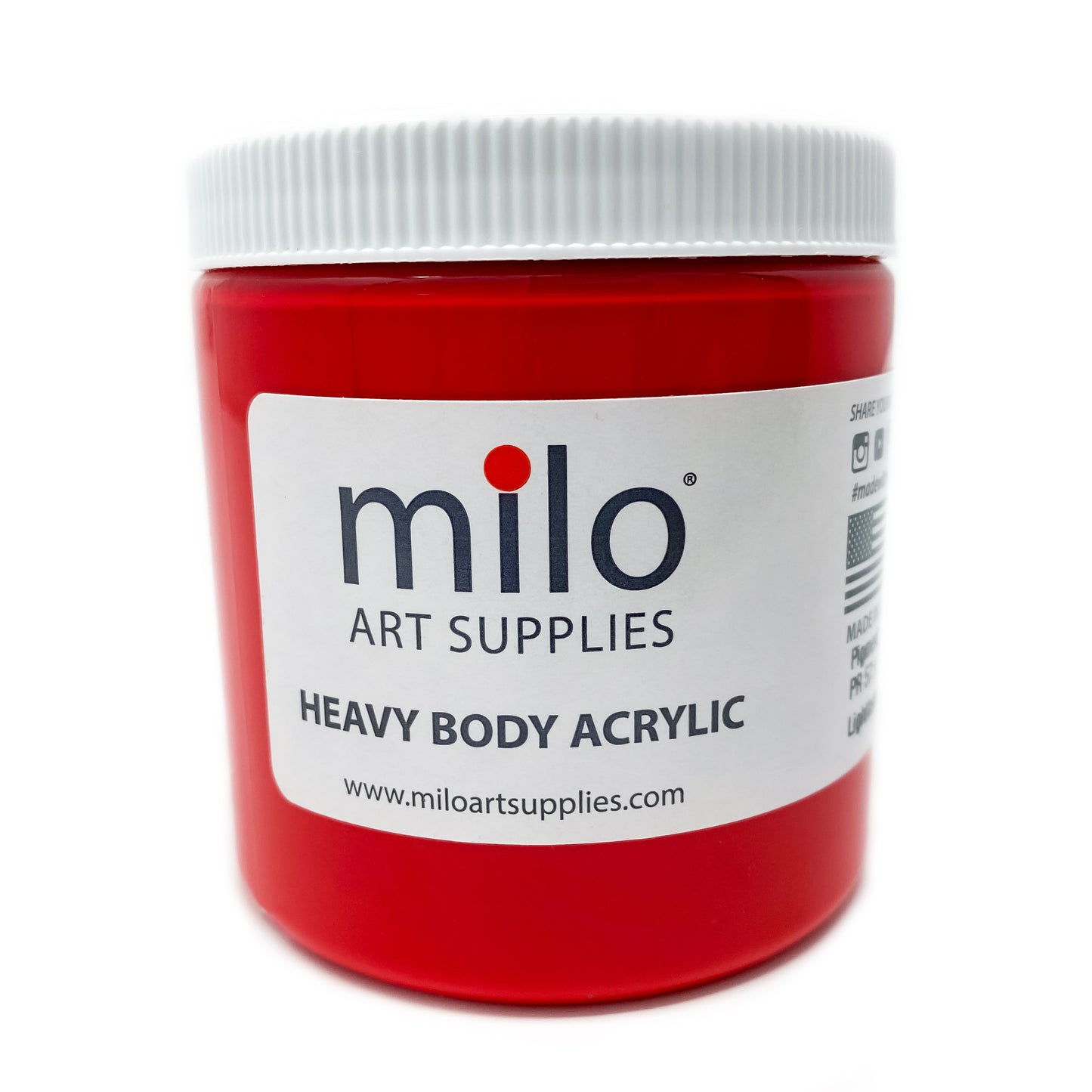 Milo Heavy Body Acrylic Paint Set of 8