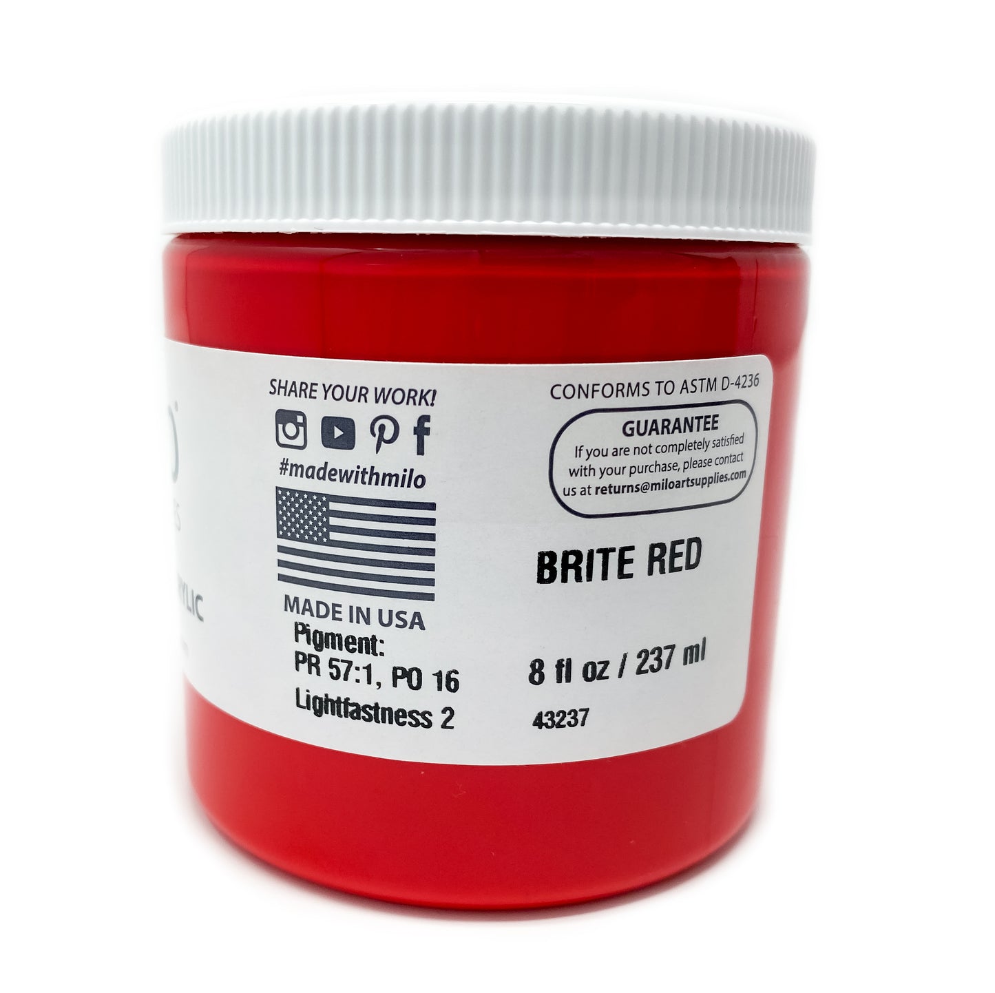 Milo Heavy Body Acrylic Paint Set of 8