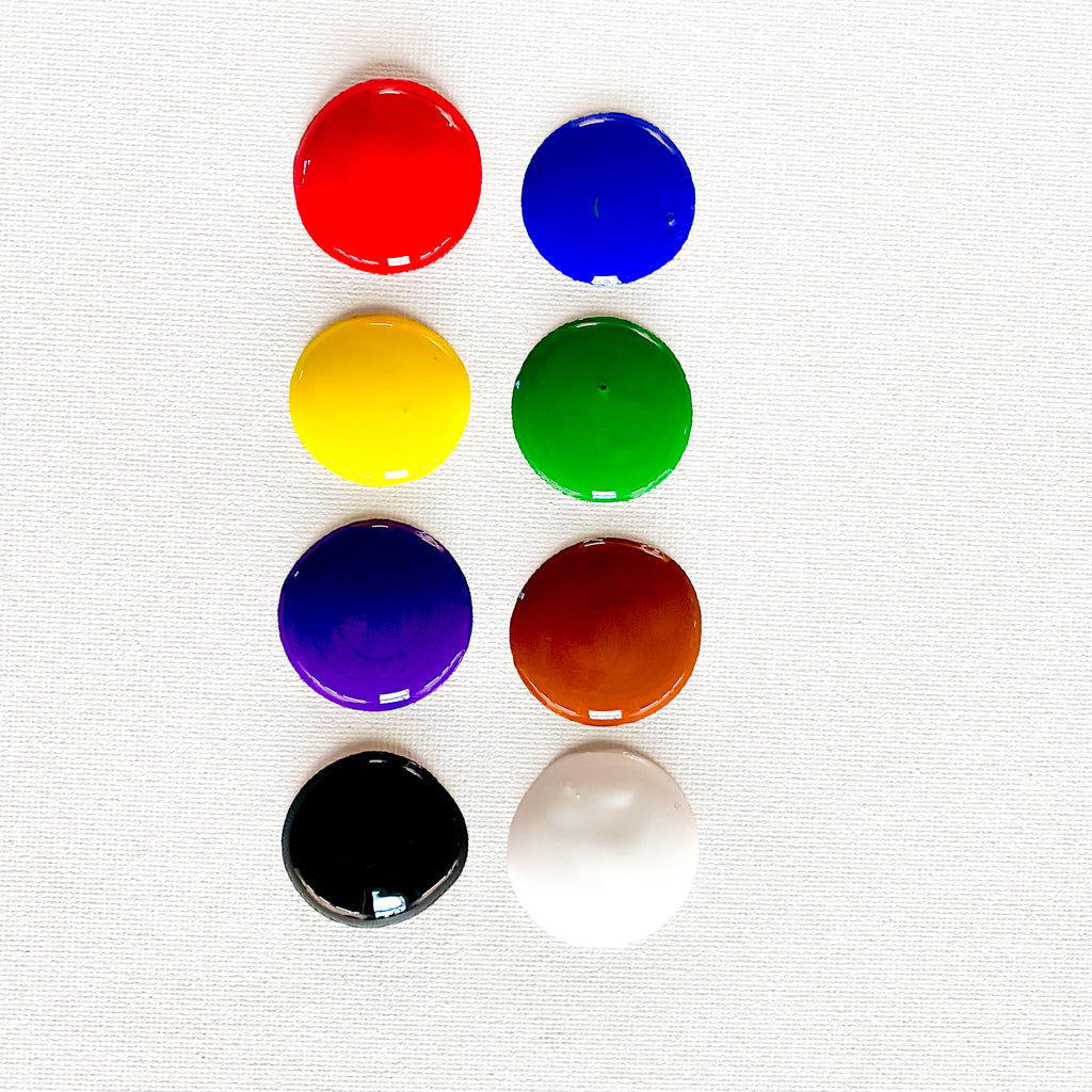 Milo Tempera Paint 16 oz Bottles Set of 8