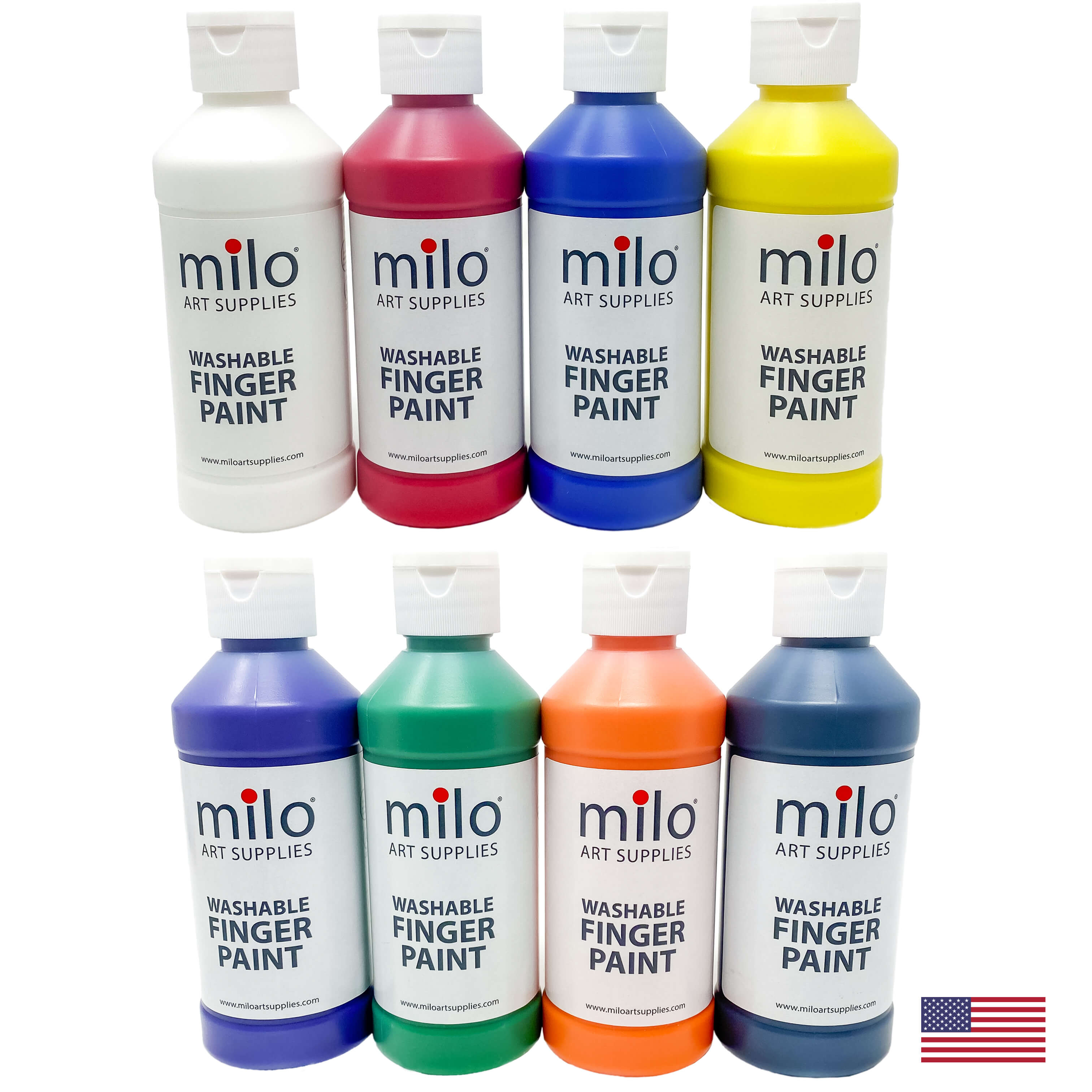 Milo Acrylic Paint 8 oz Bottles Set of 12 – Milo Art Supplies