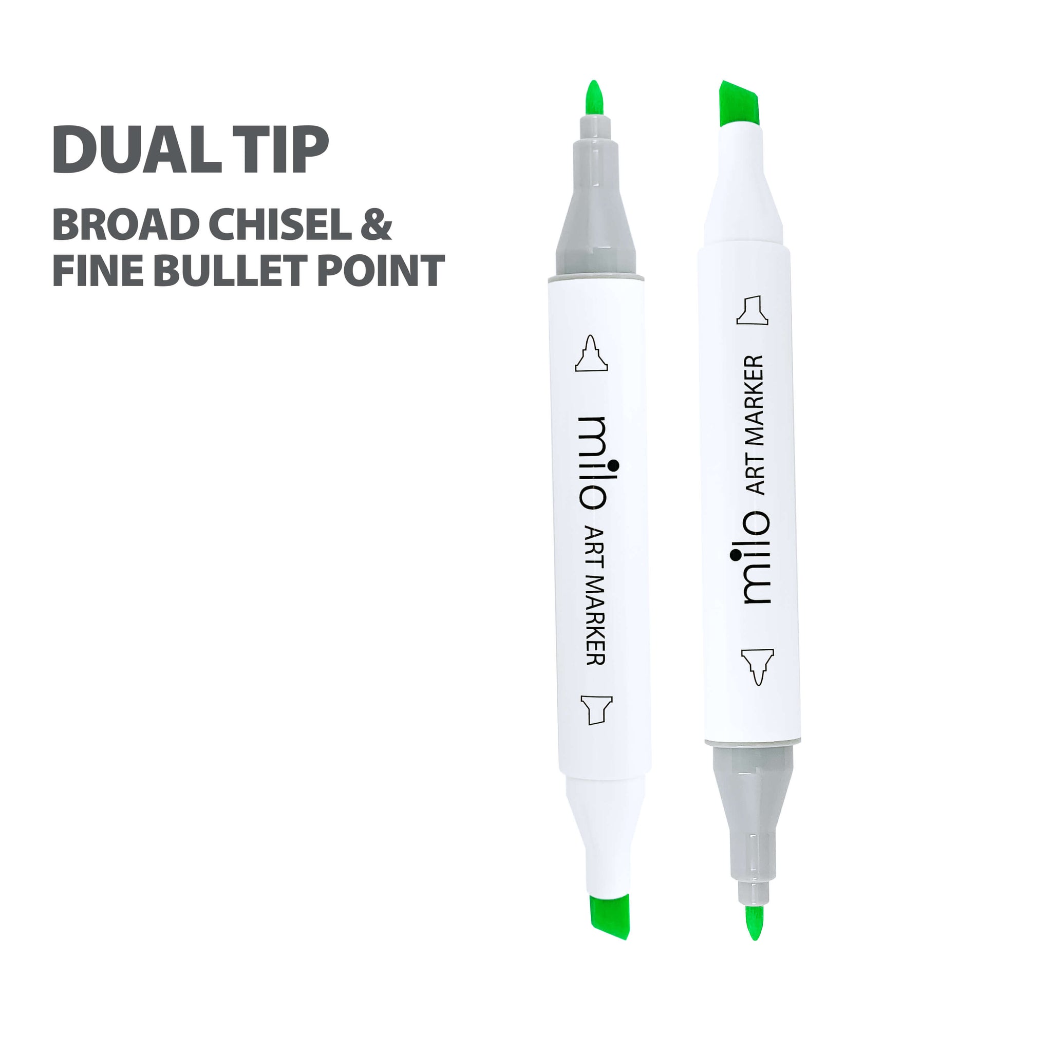 26 Alcohol Markers Brush Tip Dual Tip Art Marker Pen W/Carrying Bag Artist  Brush