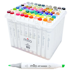80 Colors Art Markers, Premium Double End Art Markers, Markers