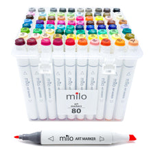 Load image into Gallery viewer, Milo Dual Tip Alcohol Markers | Set of 80