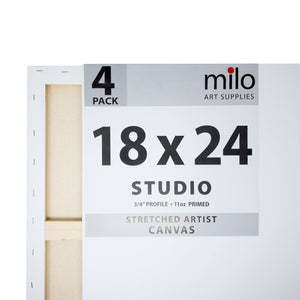 24 x 36 Stretched Canvas, Pack of 4